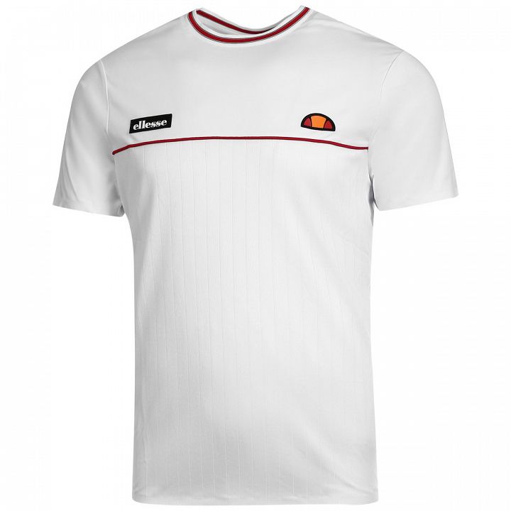 Ellesse Aaron T-Shirt Dark White